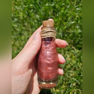 Shimmering Pink Potion Bottle